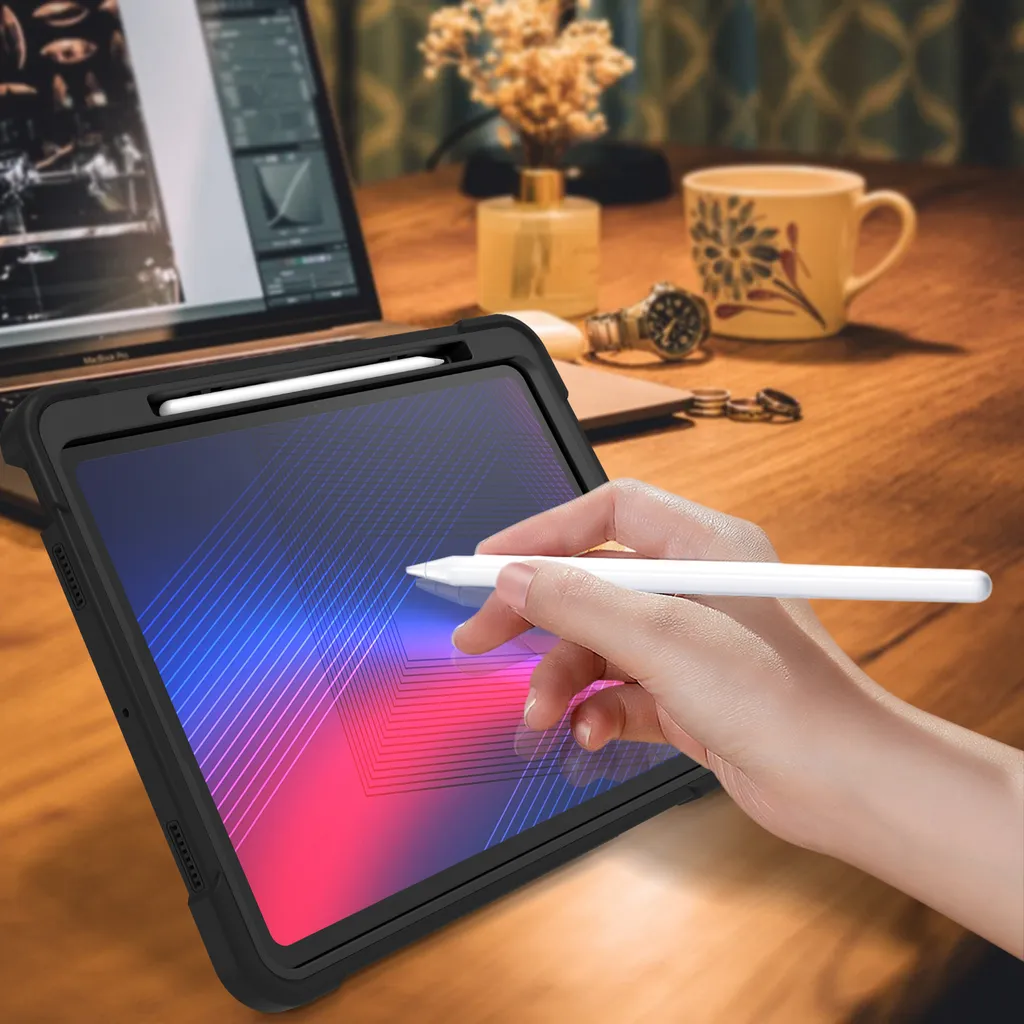 Coque de Protection iPad Pro 13 M4 2024 Renforcée avec Support Intégré