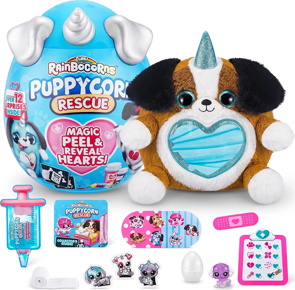 Apprendre à Soigner : Peluche Rainbocorns S1 Chien Malade et Blessé - 11