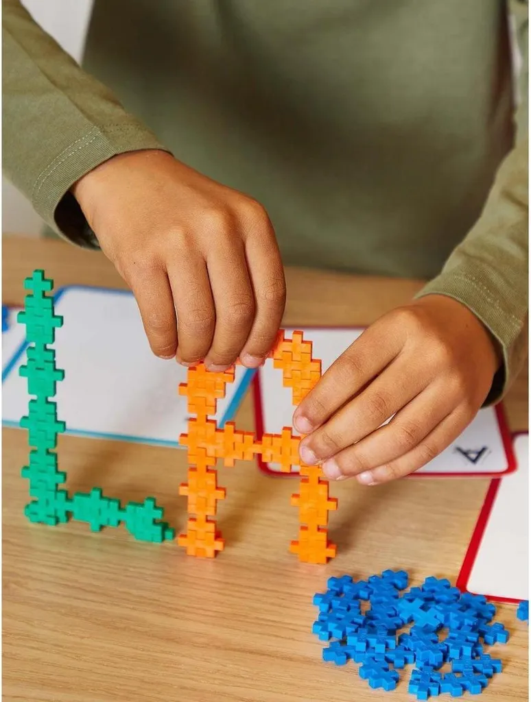 Plus-Plus ABC+123 Jeu de Construction Educatif avec 2000 Pièces Multi