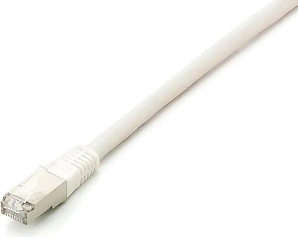 Cavo Ethernet 10m Equip 605616 CAT 6a S/FTP Bianco per Uffici e Server