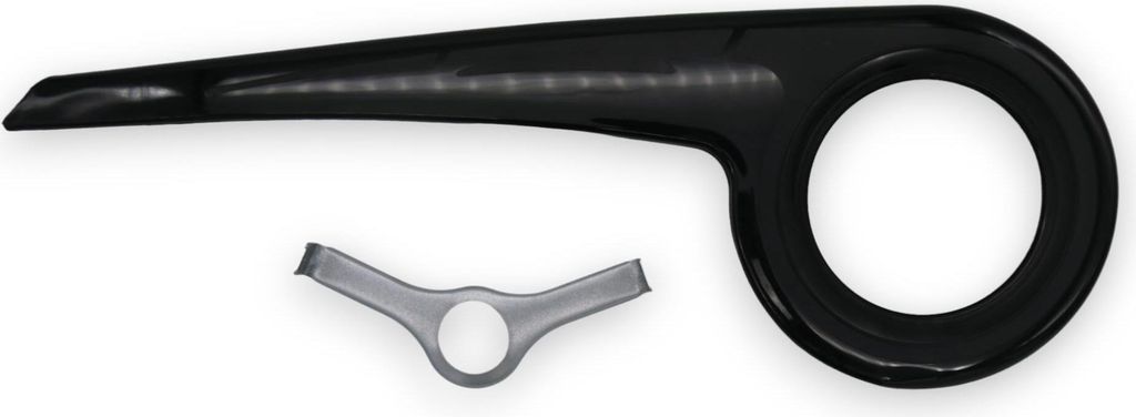 Kettenschutz Kunststoff schwarz mit Brille für 38 - 40 Produktbild 2