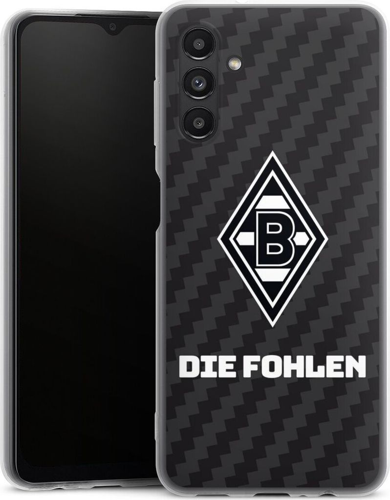 DeinDesign Slim Hülle für Samsung Galaxy A13 5G Silikon Case Ultra Dünn Handyhülle Borussia Mönchengladbach Carbon Gladbach