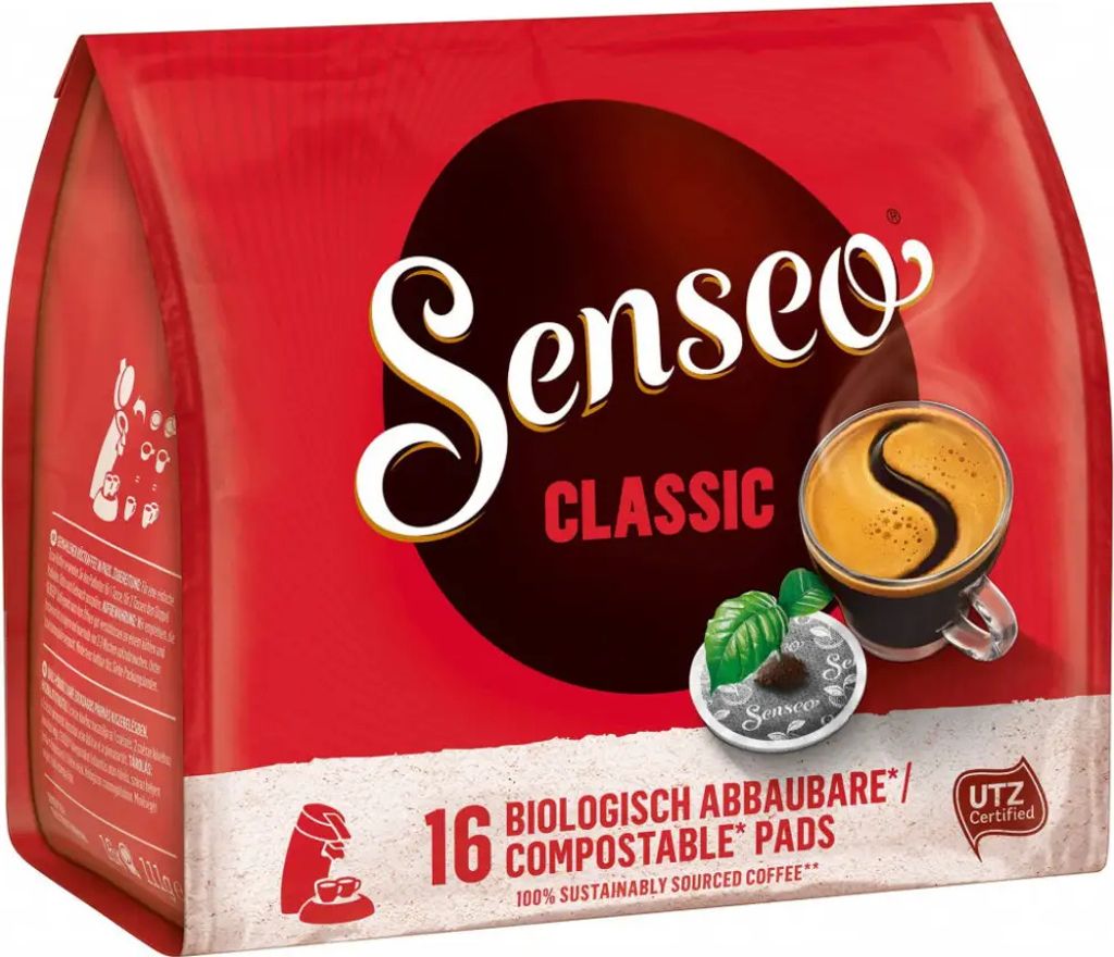 Kávové vankúšiky Senseo Classic, 16 ks, 111 g,  UTZ Obrázok produktu 