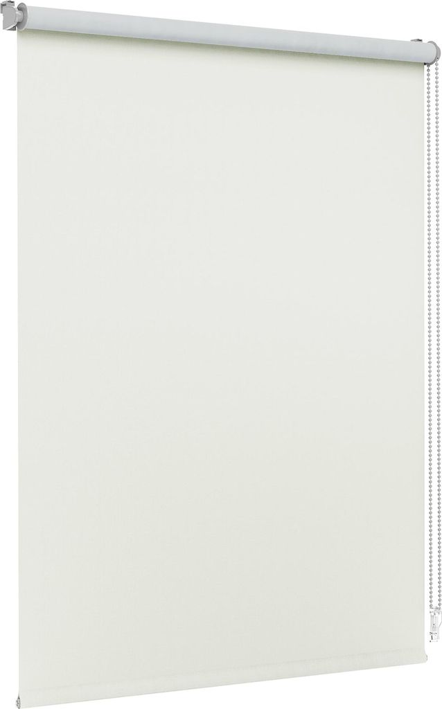 JALOUSIESCOUT Standard Rollo mit Klemmmontage / Vollverdunkelnd, 75 x 110 cm, grau ohne Bohren, für Fenster und Türen, Blickdicht