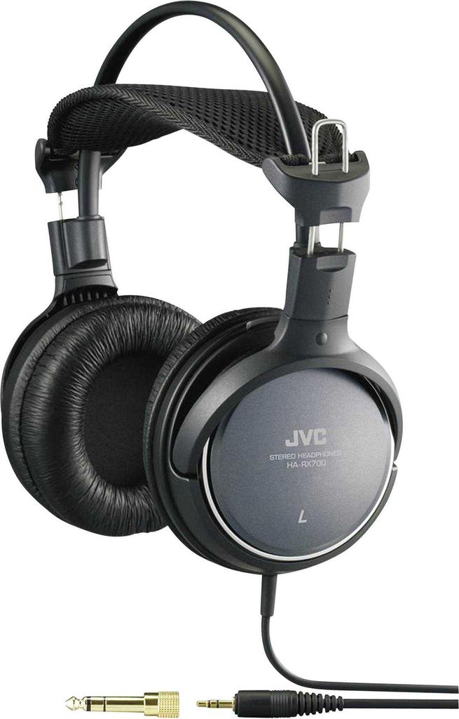 Casque JVC HA-RX700 avec arceau filaire noir Image du produit 