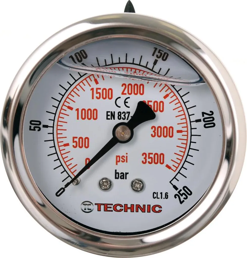 Guida all'Acquisto: Manometro TC Technic Glicerina 250 Bar 63mm 1/4 - 1