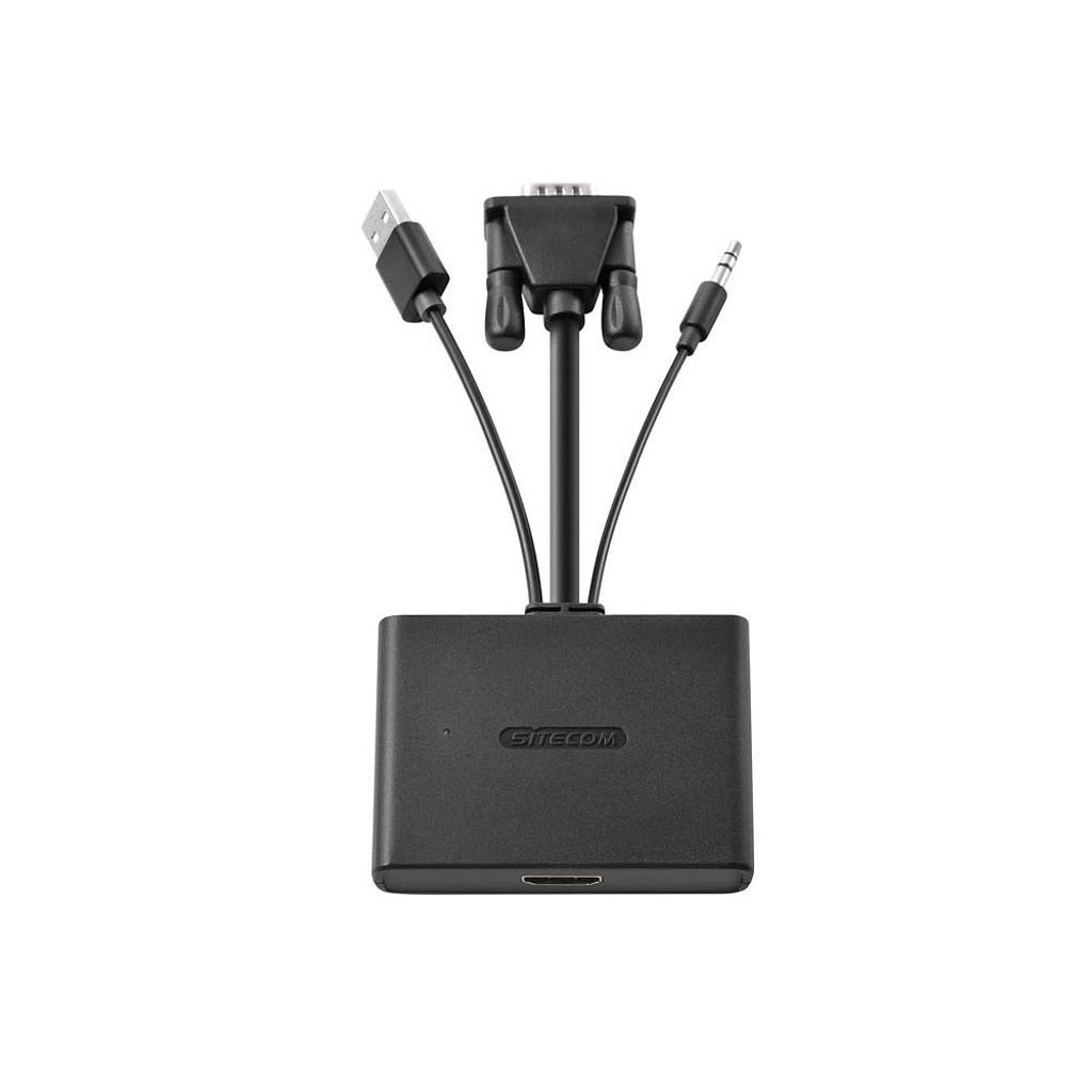 SITECOM VGA + Audio to HDMI Adapter