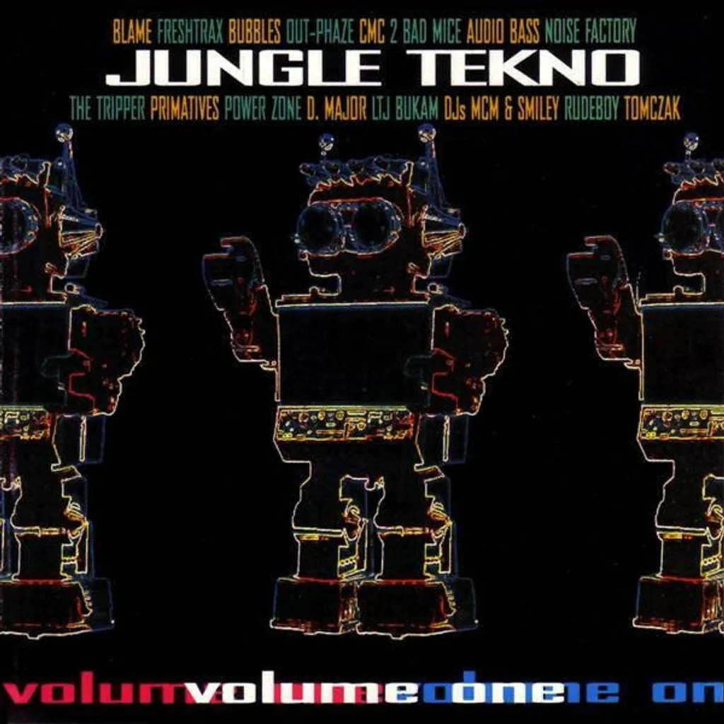 Compilation Vinyle Jungle Tekno Volume 1 Album Double Face Rare