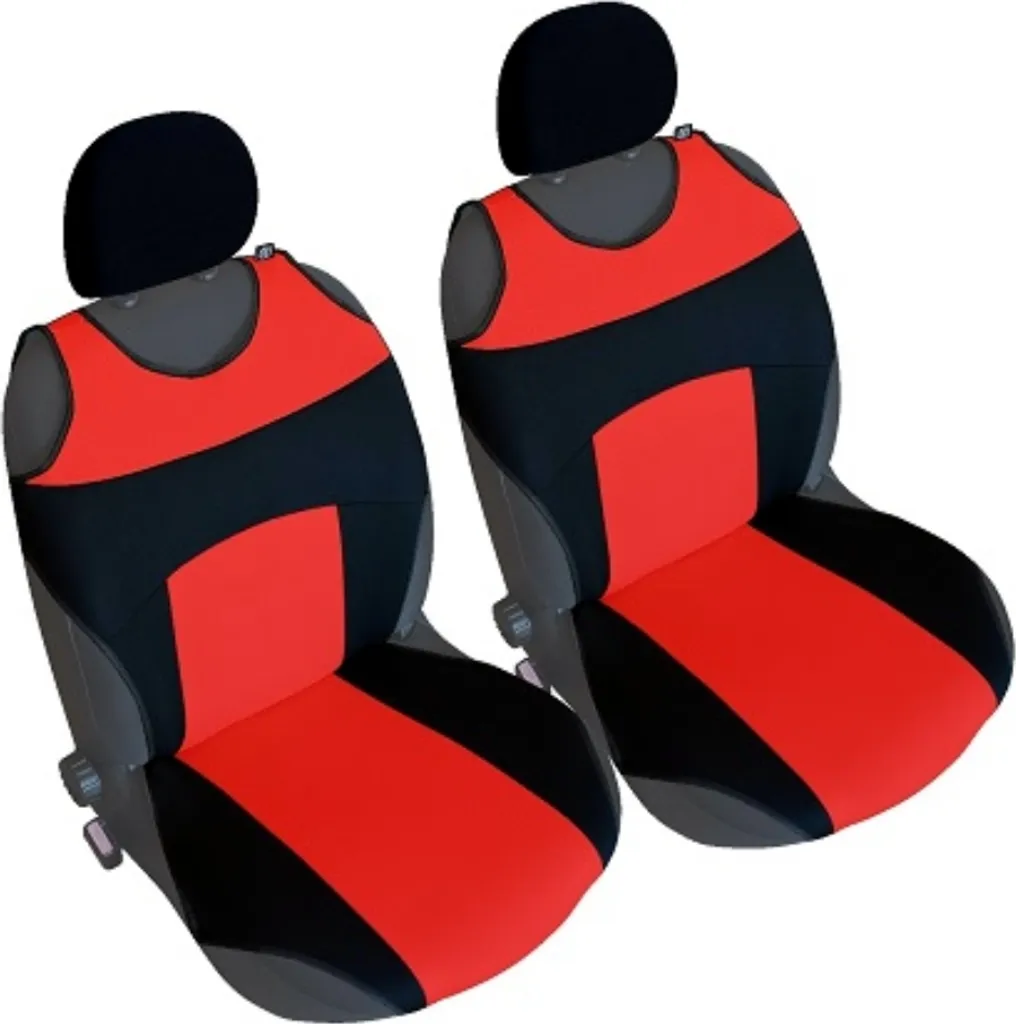 CSC301 - Cuscino di seduta nero, rosso 1 coppia