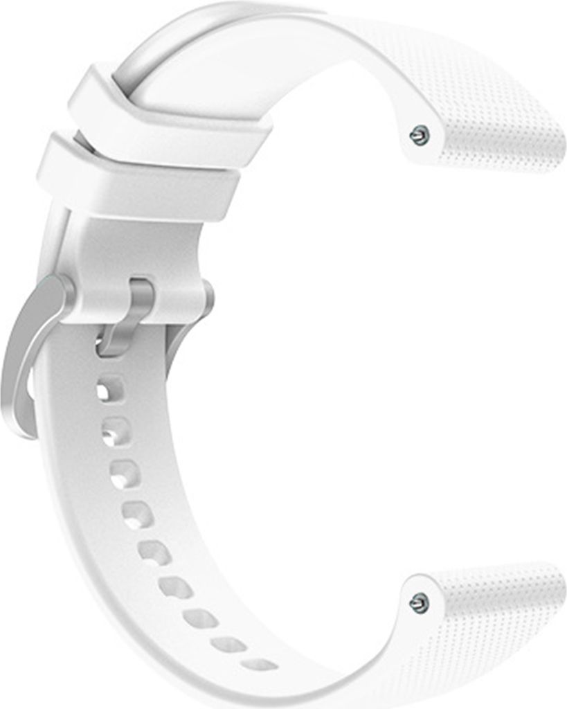 Watch Band 20mm/22 mm Plaid Weiches Silikon -Uhrband -Armbandersatz für Garmin Venu SQ/Vivoactive 3 4/Forerunner 245-Weiss-Größen: 22 mm