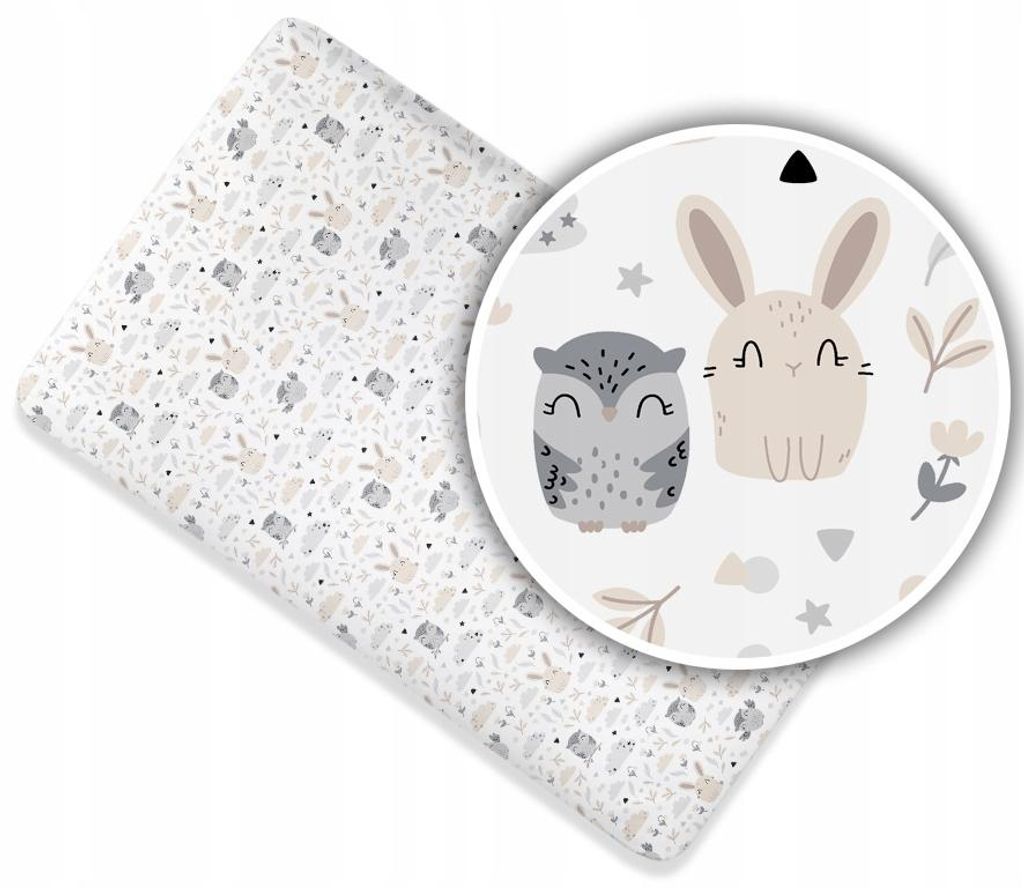 Spannbettlaken für Kinderbett 60x120 cm - 100% Baumwolle - Produktbild 