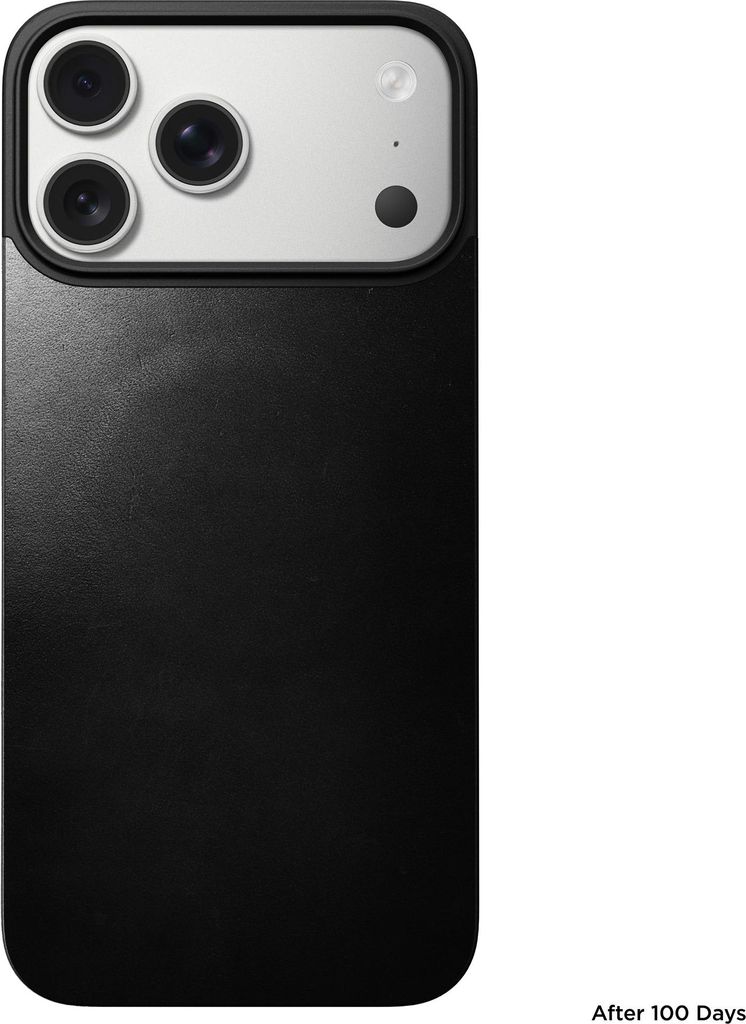 Nomad Magnetic Leather Back, black (Horween), Magsafe - Obrázek produktu 