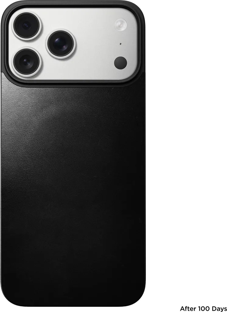 Custodia Nomad Modern Leather iPhone 17 Pro Max Nero Horween MagSafe