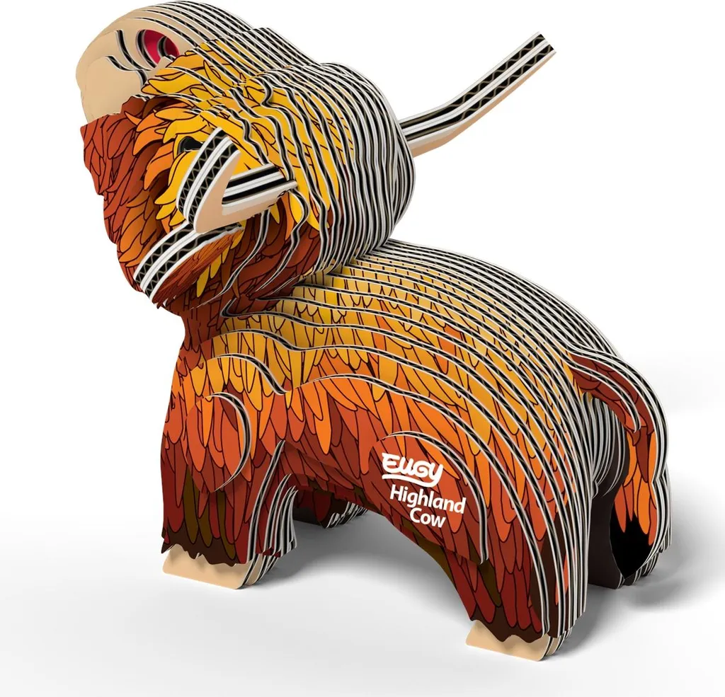 Maquette 3D écoresponsable EUGY Bovins de montagne créative - 3