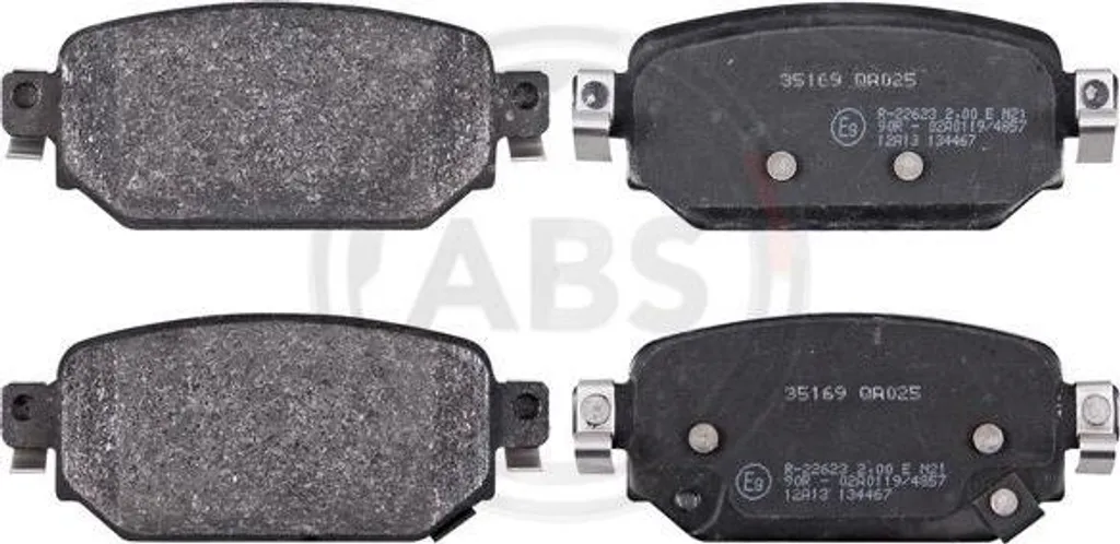 Jeu de Freins à Disque A.B.S. 35169 pour Mazda CX-3 Améliore votre Sécurité