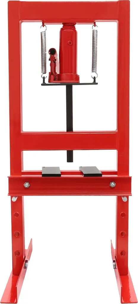 Presse hydraulique rouge à hauteur ajustable et grande stabilité H12
