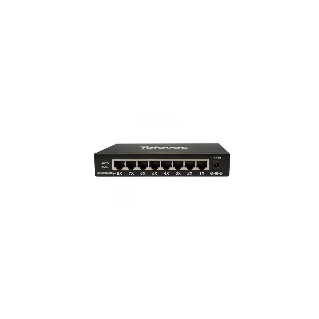 Unmanaged Layer 2 Switch 8-Port Gigabit für kleine Netzwerke