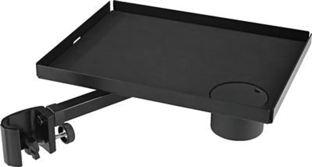 Support PC Portable Robuste Konig & Meyer 12225 avec Fixation sur Tube