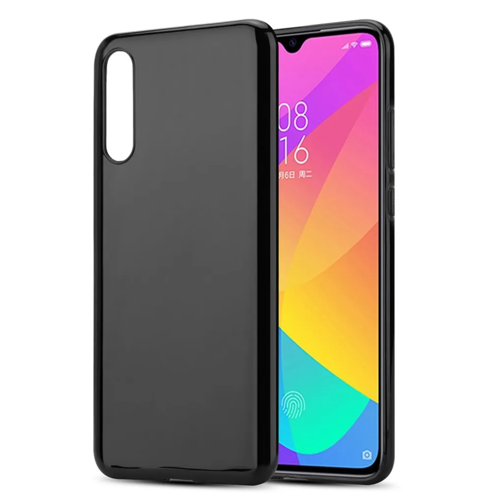 Cadorabo cover per Xiaomi Mi CC9 cover protettiva in nero custodia protettiva in silicone TPU cover case