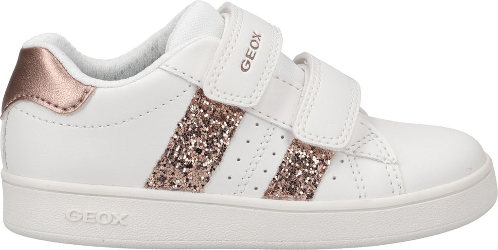 GEOX Sneaker ECLYPER, Glattleder, Weiß, Kinder