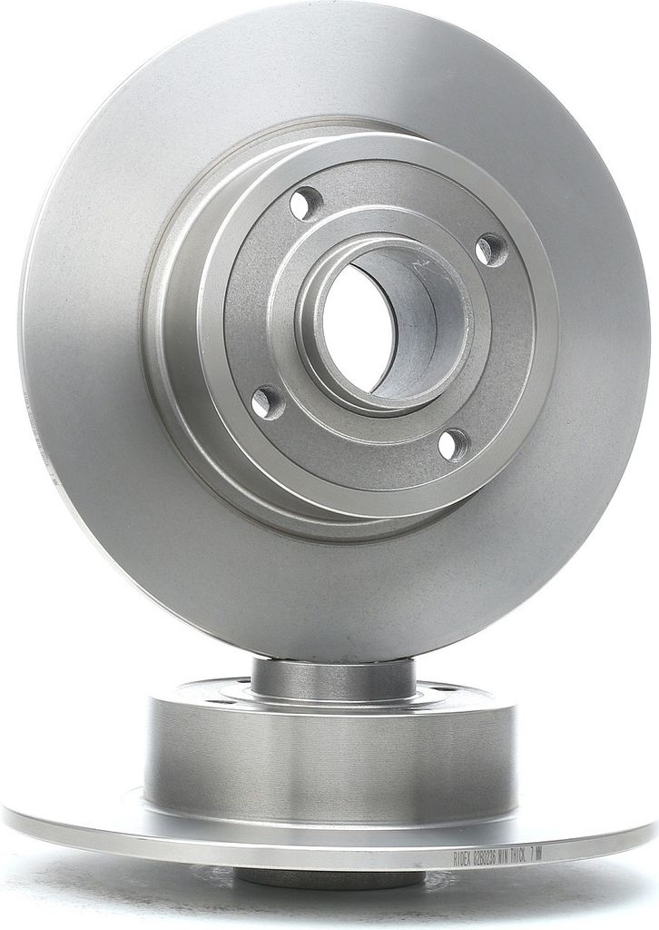 RIDEX 82B0236 - OE 77 01 207 823 Bremsscheibe, Hinterachse für Note (E11, NE11), Clio III, Megane I, Megane II, Modus (F/JP0), Twingo II (CN0), Wi...