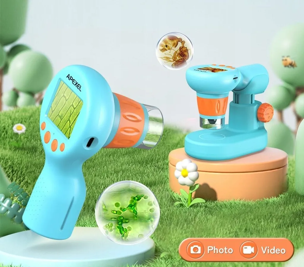 Microscope éducatif 1080p pour observation nature et faune - 13