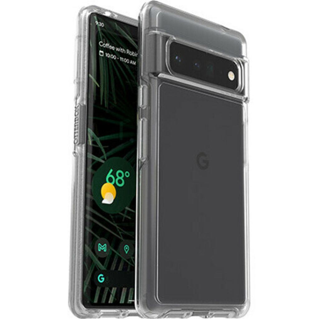 OtterBox Symmetry Series Clear Hülle für Google Pixel 6 Pro Smartphone - Durchsichtig - Sturzsicher, Stoßfest, Anitbakteriell - Polycarbonat, Sy...