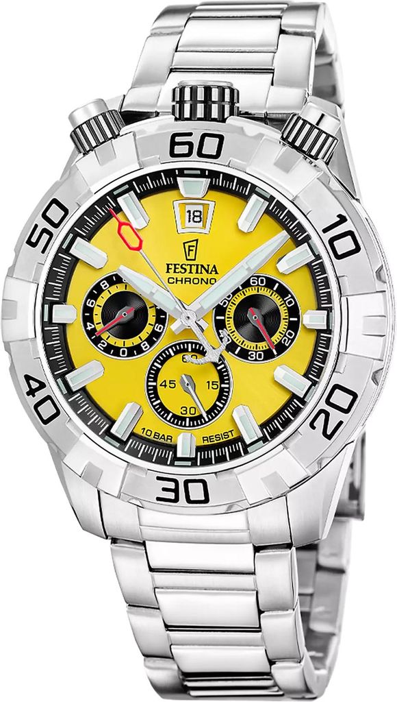 Festina Herrenuhr The Originals Armbanduhr Edelstahl silber Produktbild 
