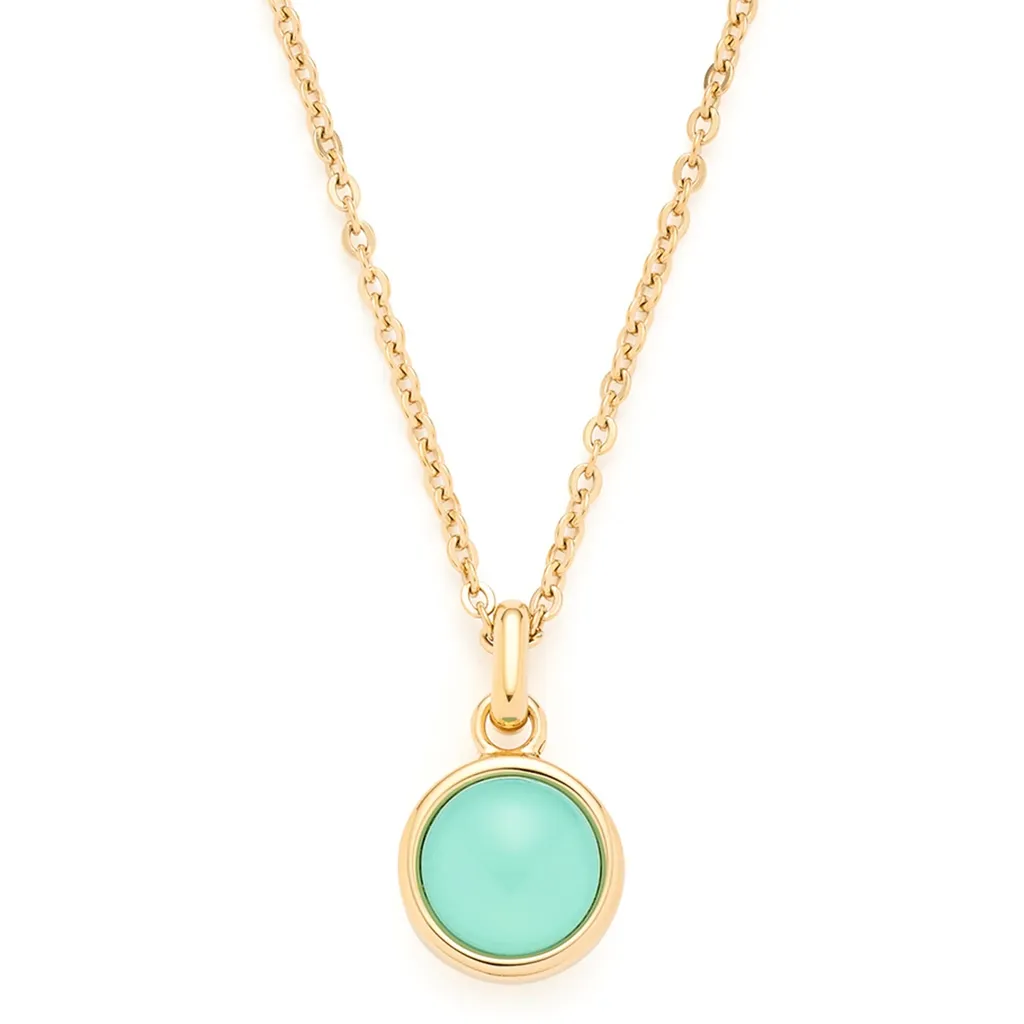 Collier Bea Leonardo 023059 pour femme en acier inoxydable bleu 50 cm