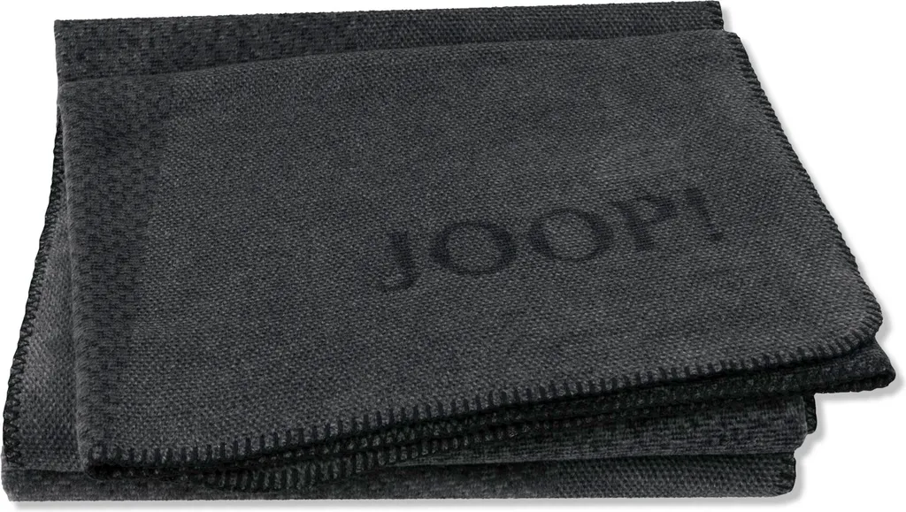 JOOP! DECOR plaid / coperta antracite 150 x 200 cm