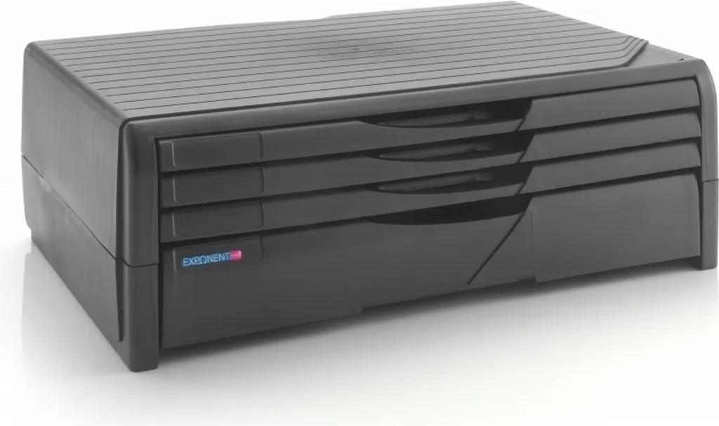 Support d'imprimante de bureau polyvalent avec compartiments intégrés