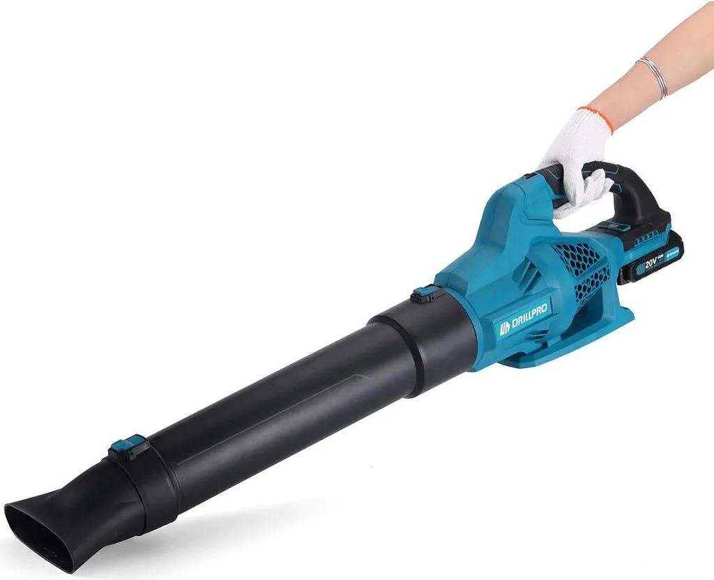 Soffiatore a batteria - Senza spazzole - 6 velocità - 8000-17000 giri/min - 22-40 m/s - Senza fili - Leggero ed ergonomico - Senza batteria