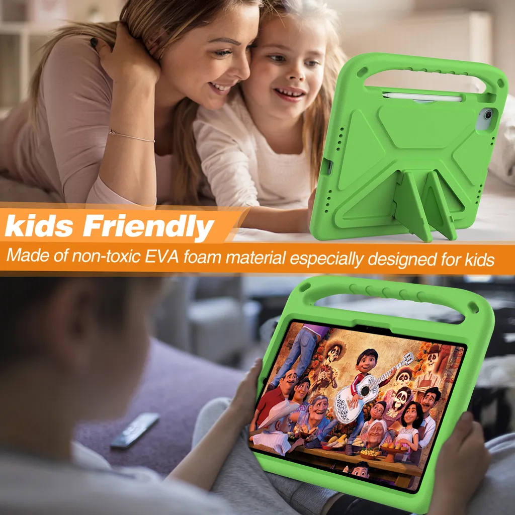 Custodia Per IPad Con Manico, Antishock Per Bambini - Compatibile 7a,8a,9a,10a,11a Gen E Pro