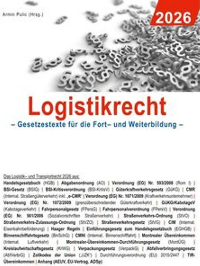 Livre Logistikrecht 2026 : Manuel de Référence en Droit du Transport