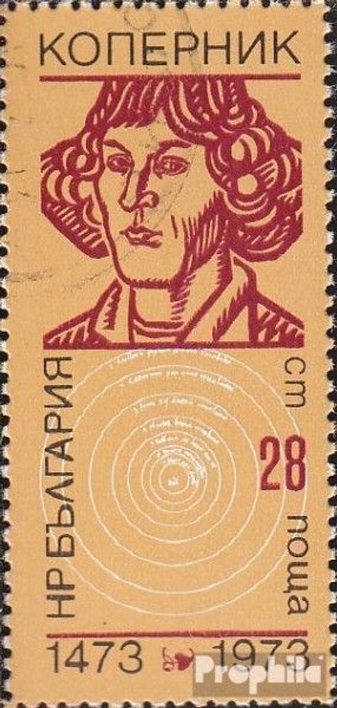 Briefmarken Bulgarien 1973 Mi 2228 (kompl.Ausg.) gestempelt Nikolaus Kopernikus