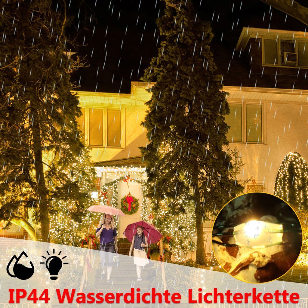 LZQ 100M LED Lichterkette Draht aus Kupferdraht 1000 LEDs Produktbild 4