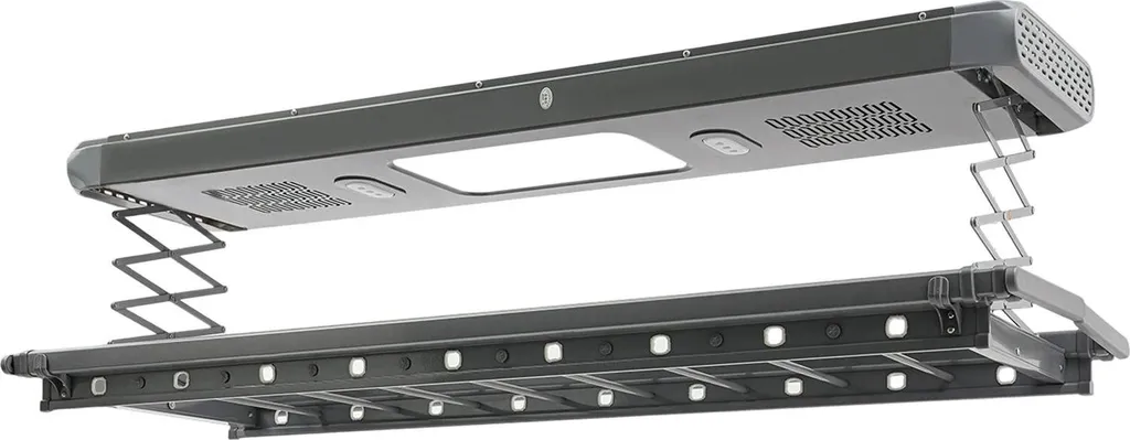 Séchoir électrique réglable avec levage automatique et lampe LED