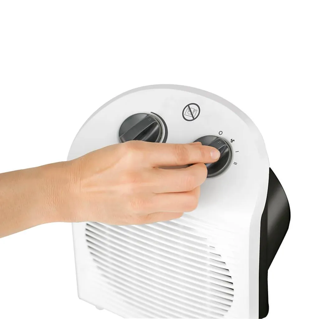 BLACK+DECKER Aérotherme 2000W IP21 Blanc - Chauffage d'Appoint Rapide - 11