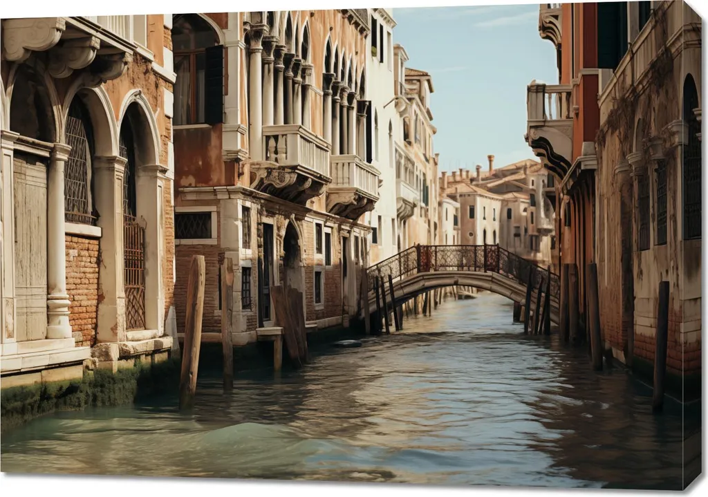 Quadro 100x70cm Bellezza veneziana