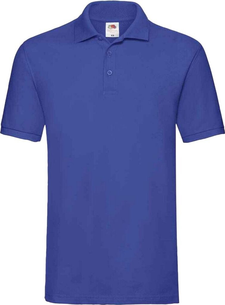 Fruit of the Loom Herren Premium Baumwolle Pique Polo Shirt PC3887 (2XL) (Königsblau)