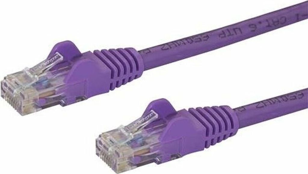 StarTech.com 2m Cat6 Gigabit Snagless Patchkabel - RJ45 UTP Netzwerkkabel mit Schutzmanschette - Cat 6 Kabel - Lila - Patch-Kabel - RJ-45 (M)
