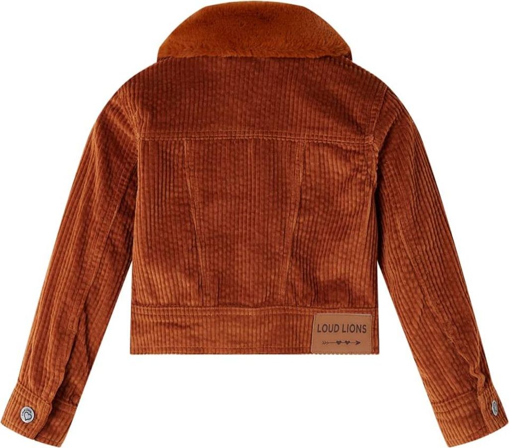 vidaXL Kinderjacke Cord Cognac 104