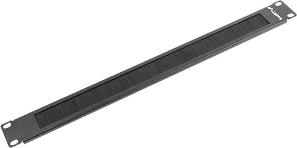 Lanberg Bürstenleiste 19" 1U schwarz