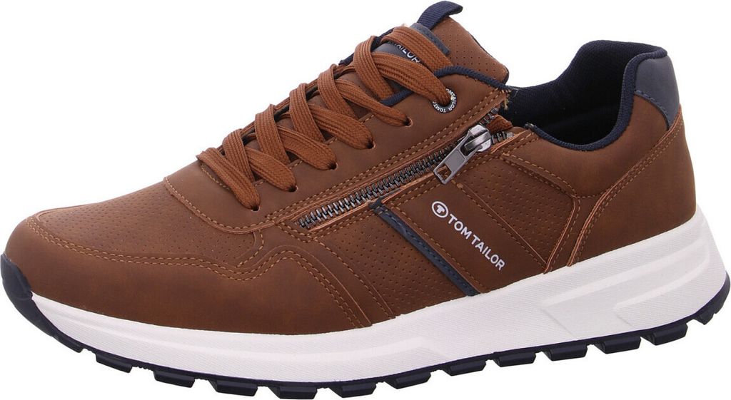 Tom Tailor Herren Sneaker in Braun, Größe 46