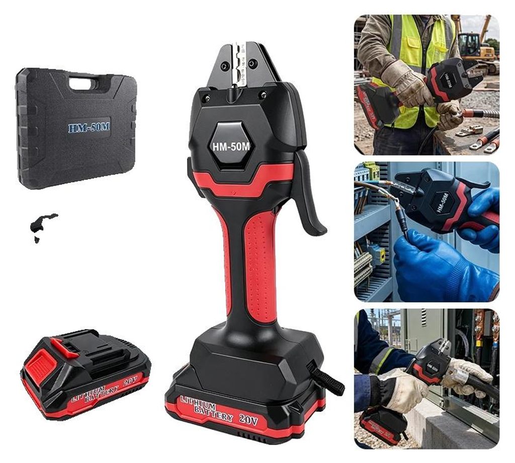 Pinza crimpatrice terminali, 20V, batteria agli ioni di Immagine del prodotto 