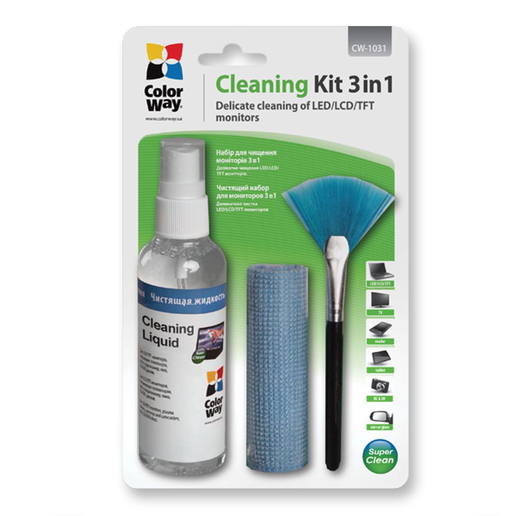Reiniger ColorWay Set 3 in 1, für Bildschirm und Monitor Produktbild 