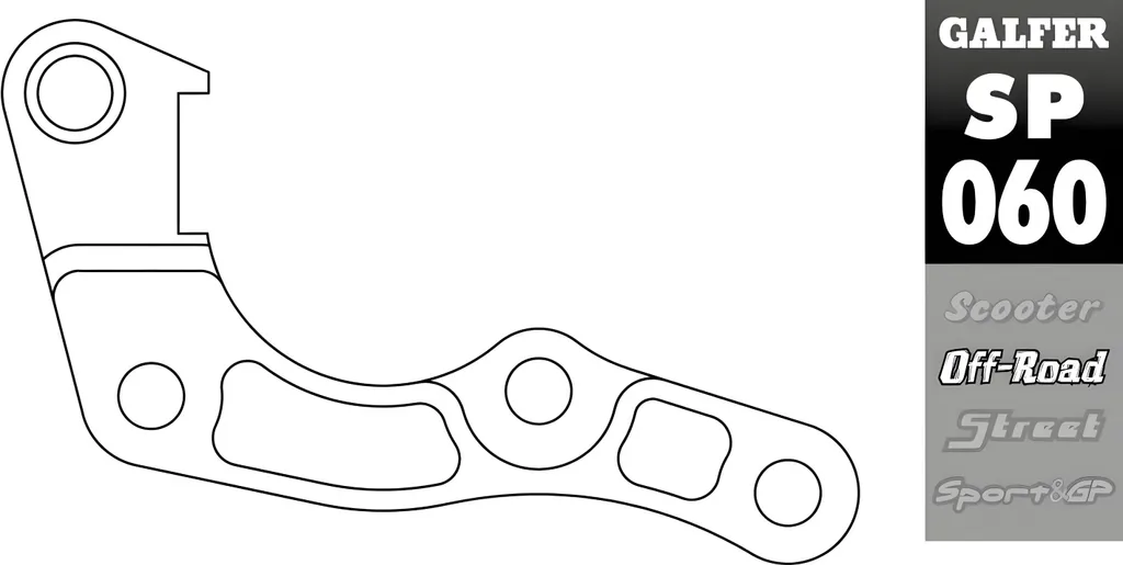 Adaptateur de bornes Galfer SP060 idéal pour montage étrier et durite moto