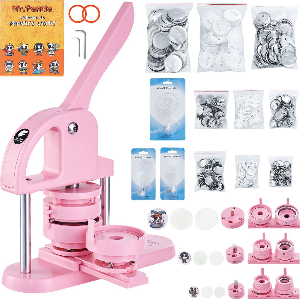 SucceBuy Button Maker, macchina per bottoni 3 in 1 Immagine del prodotto 