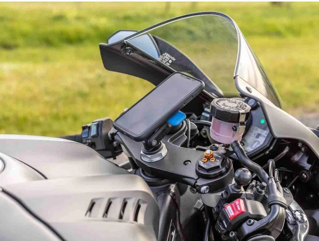 Fixation Smartphone pour Fourche Moto pour Navigation GPS et Roadtrips - 3