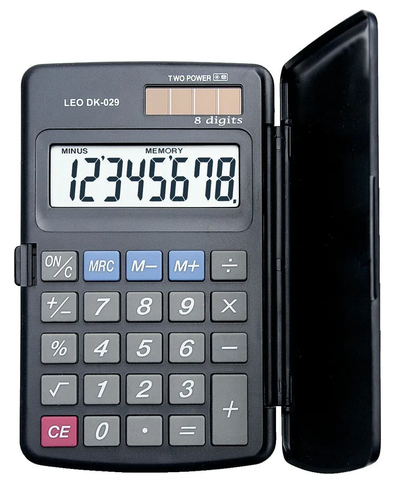 Calcolatrice Scolastica LEO DK029 Solare 8 Cifre Grigia Prezzo